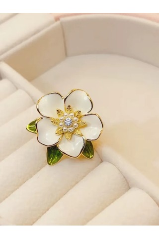 Olfil Broş-mini Çiçek Nazik Çiçeklenme 218504716 Altın Rengi