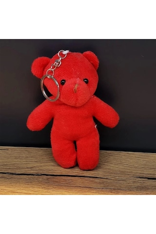 Hediyelik Kırmızı Tüllü Kese Ve Sevimli Ayıcık 1 Adet