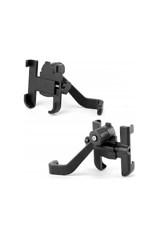 Alüminyum Gövdeli Metal Ayna Bağlantılı Motosiklet Telefon Tutucu 7 İnç Xl Renkli