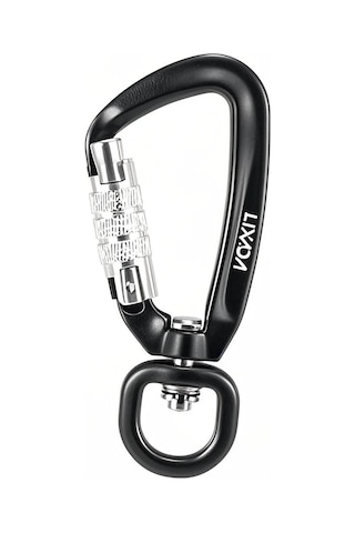 Maiyame Alüminyum Otomatik Kilitleme Kayış Kancası Ve Çember Seti 2 Adet - 500 Kg Dayanım, 360 Döner, Siyah Çok Renkli