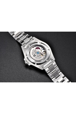 Pagani Design Pd-1682 Explorer Iı Erkek Gmt Otomatik Mekanik Saat 100m Su Geçirmez Safir Paslanmaz Çelik Saatler Siyah Diğer