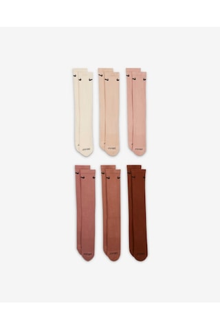 Nike Everyday Plus Destekli Antrenman Crew Çorapları 6 Çift Sx6897-904 Cok Renklı