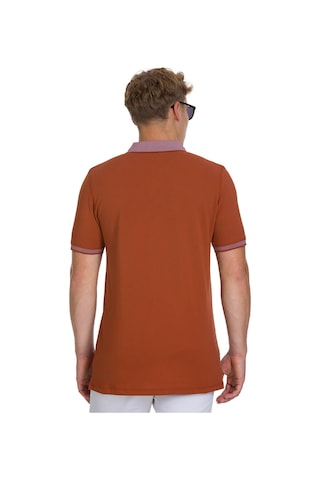 Hatemoğlu Kiremit Regular Fit 100% Pamuklu Polo Yaka Tişört 1999780 Tarçın-01