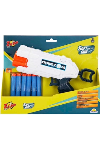 2712 Zapp 6 Mermili Sünger Dart Atan Silah -sunman
