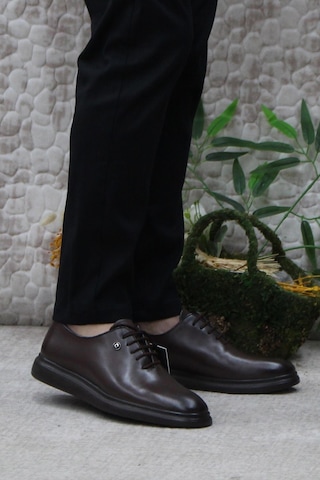 Pierre Cardin 14206 Kahve Hafif Taban Hakiki Deri Erkek Ayakkabı 001