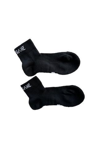 Premium Performance Quarter Siyah Spor Çorap