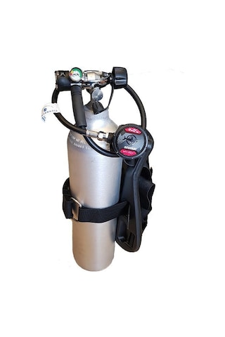 Set Tekne Scuba 5 L Çantalı Beuchat Regülatörlü