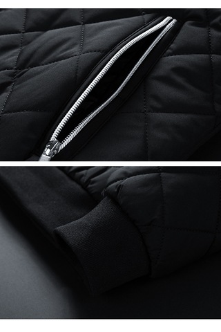 Kalınlaştırılmış Polar Astarlı Sıcak Günlük Erkek Ceketi Gri