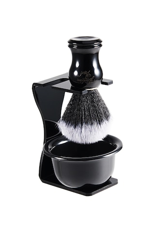 Fosenze Saçak Fırça Seti - Saf Saçak, Nilon Sap Ve Fırça, Abs + Nilon Malzeme, Hediye Kutusu İçerisinde Siyah