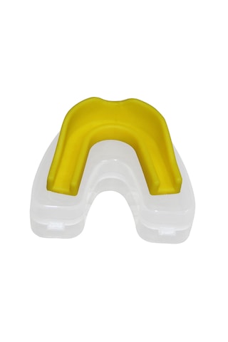 Koruma Kutulu Boks Kick Boks Basketbol Silikon Dişlik Sarı