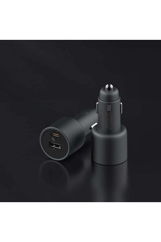 Honmex Xiaomi Mijia 100w Hızlı Şarj Cihazı, 1a+1c Çift Portlu Araç Şarj Aleti, Akıllı Telefon Ve Cihazlar İçin