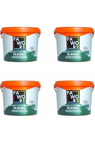 Fawori Silikonlu Dış Cephe Boyası 15 Litre 4 Adet
