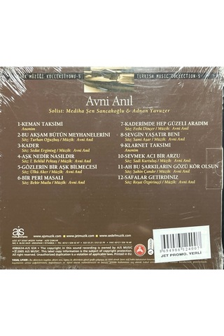 Plak Değildir Cd Dir Cd Avni Anıl Unutulmayan Besteciler Açılma