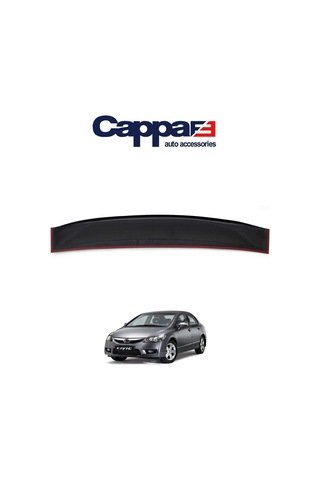 Cappafe Honda Civic 8 Arka Cam Üstü Spoyler Akrilik Abs 06-201