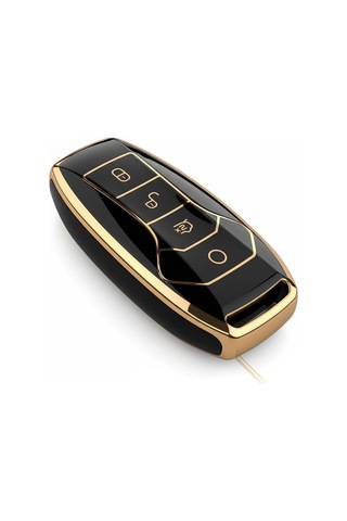 Premium Şık Metalize Anahtar Kabı Seul U -atto 3 Anahtar Uyumlu