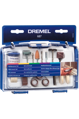 Dremel Çok Amaçlı Aksesuar Seti (687) 52'Li - 26150687JA