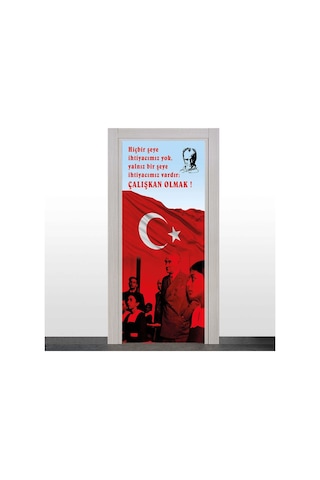 Bayrak Ve Atatürk Kapı Giydirme Bayrak Ve Atatürk Kapı Giydirme