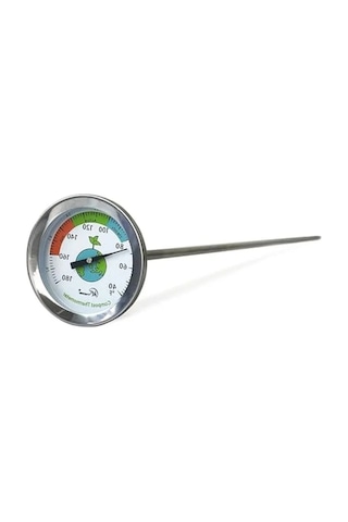 Kompost Toprak Termometresi, 50 Cm Uzun Prob, Toprak Sıcaklığı Ölçer