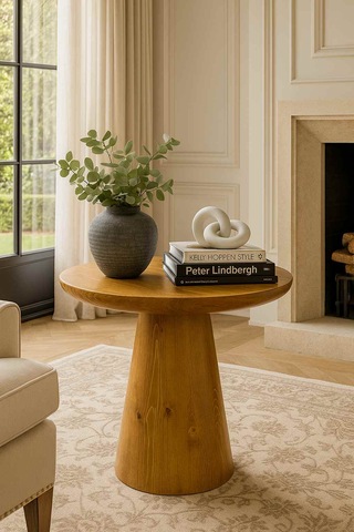 Modern Tarz Ahşap Orta Sehpa Ahşap Renk Şık Görünüm Meşe