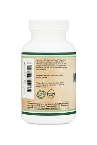 Double Wood Magnesium Taurate 1500mg 210 Capsul. Usa Version ...