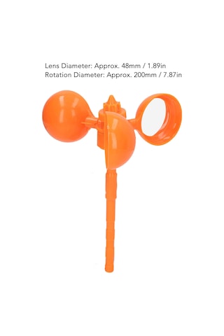 Teltree Kuş Çıkartıcı Kova Şeklinde Rüzgarla Çalışır 360 Döner Yansıtıcı Bahçe Havuz Kuş Engelleme Aleti