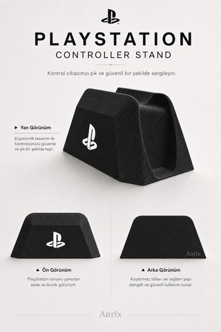 Playstation Dualsense Joystick Standı - Joystick Kol Tutucu Siyah