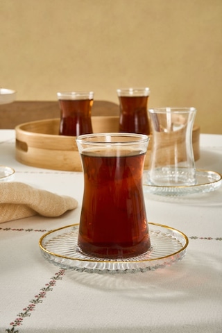 Karaca  Nilüfer 12 Parça Çay Seti