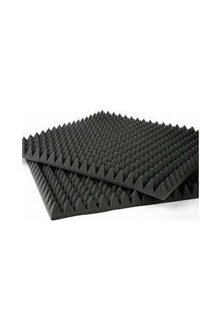 40mm Yanmaz Akustik Yalıtım Piramit Sünger 50dns 100cm X 100cm 1 M2 Bant Marketim