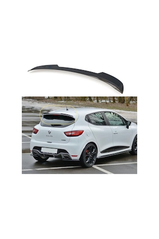 Renault Clio 4 Piano Black Spoiler Abs Plastik 2012-2019