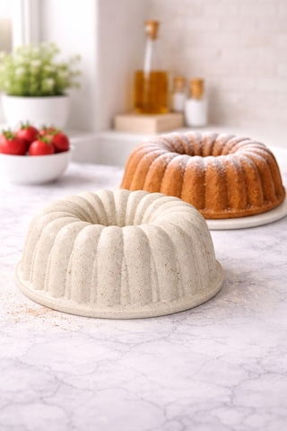 PureBake Dilimli Granit Kek Kalıbı – Yapışmaz Döküm Kek Kalıbı
