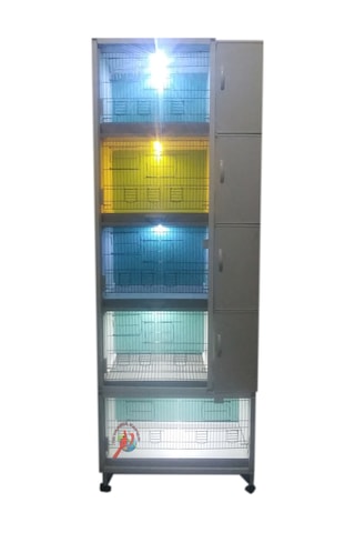 İstanbul Kafes Model 5Ys Pvc Kuş Dolabı