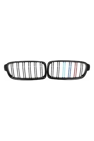 Autogp Bmw F30 Ön Panjur Böbrek M Şeritli Renkli 2012 / 2018 Gry-m3-bm-f30-12-rr