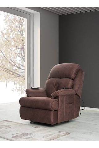 Teknokonfor Sole Tek Motorlu Sabit Masajlı Baba Tv Koltuğu