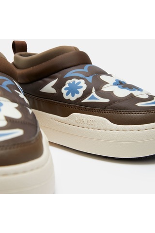 Sneaker Günlük Kadın 80d2470030-mh07 Moon Boot Park Soft Flower Brown/elephant Grey Brown/elephant Grey Kahverengi - Gri