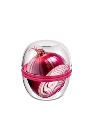 Zweikell Freshball Taze Tutan Kapsül Soğan Sarımsak Saklama Kabı 2'li Şeffaf