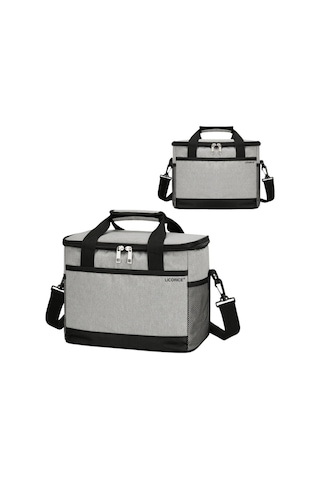 Lıcorıce Açık Taşınabilir Piknik Yalıtım Soğutma Çanta-s Gri