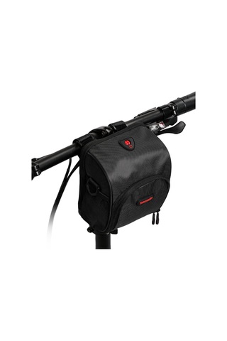Rhınowalk Bisiklet Gidon Çantası Bisiklet Ön Çantası Yol Bisikleti Çantası Bisiklet Çerçeve Çantası - Siyah