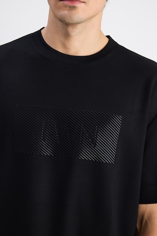 Twn Relaxed Fit Siyah Düz T-shirt 6ec146171620m 001