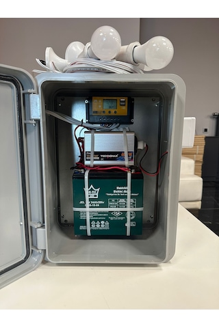 24ah Jel Akülü Taşınabilir Güneş Enerji Sistemi 600w İnvertörlü Hobi Bahçesi Konteyner Dağ Evi Solar Set