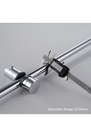 Tongxida Bosphorusboutique Sürgülü Leezsing Krom El El Duşu Cilalı Çap Braketi Başlığı Bar 18-25mm Se Gümüş Gümüş