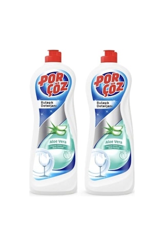 2 Adet Porçöz Bulaşık Elde Yıkama Deterjanı Aloe Vera 675 Ml