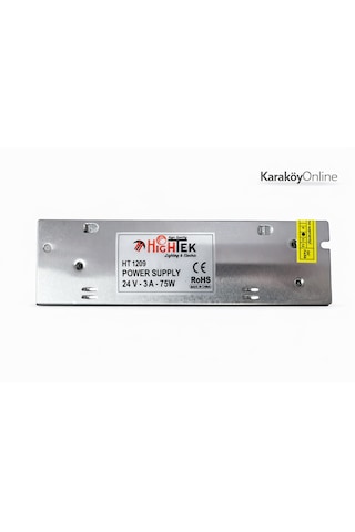 24v 3a Metal Kasa Adaptör Led Driver 75w Trafo Güç Kaynağı