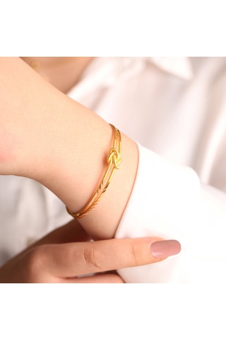 15 Gr 22 Ayar Düğüm Başak Bilezik