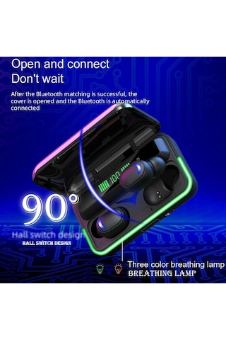 Fuchsia E10 Bluetooth LCD Göstergeli Kulak İçi Kulaklık