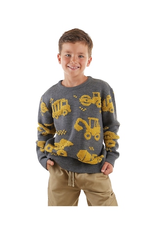 Denokids Mshb&g İnşaat Araçları Erkek Çocuk Kazak