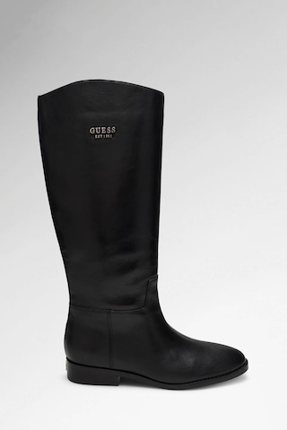 Guess Naure Hakiki Deri Siyah Kadın Çizme Flfnaulea11-black