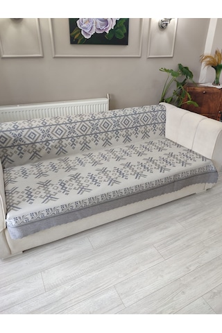 Koltuk Örtüsü Kaymaz Kilim Gri