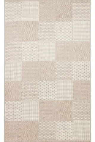 Mono 01 Beıge Kaymaz Tabanlı Kilim