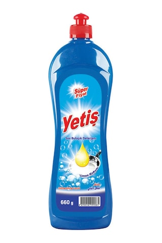 Yetiş Limon Kokulu Sıvı Bulaşık Deterjanı 660 G Yetiş Limon Kokulu Sıvı Bulaşık Deterjanı 660 G