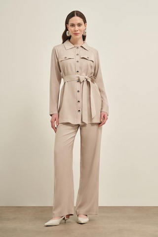 FTZ Women Ftz Pantolonlu Takım Taş 31030 Taş